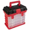 Stalwart Small Parts Organizer Tool Box, Red 75-TS2000